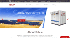 Desktop Screenshot of kehua.com